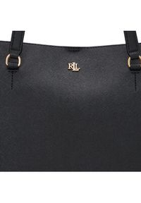 Lauren Ralph Lauren Torebka 431911655001 Czarny. Kolor: czarny. Materiał: skórzane #4