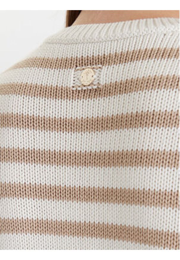 JOOP! Kardigan 58 253KN58Kola 30047636 Beżowy Loose Fit. Kolor: beżowy. Materiał: bawełna