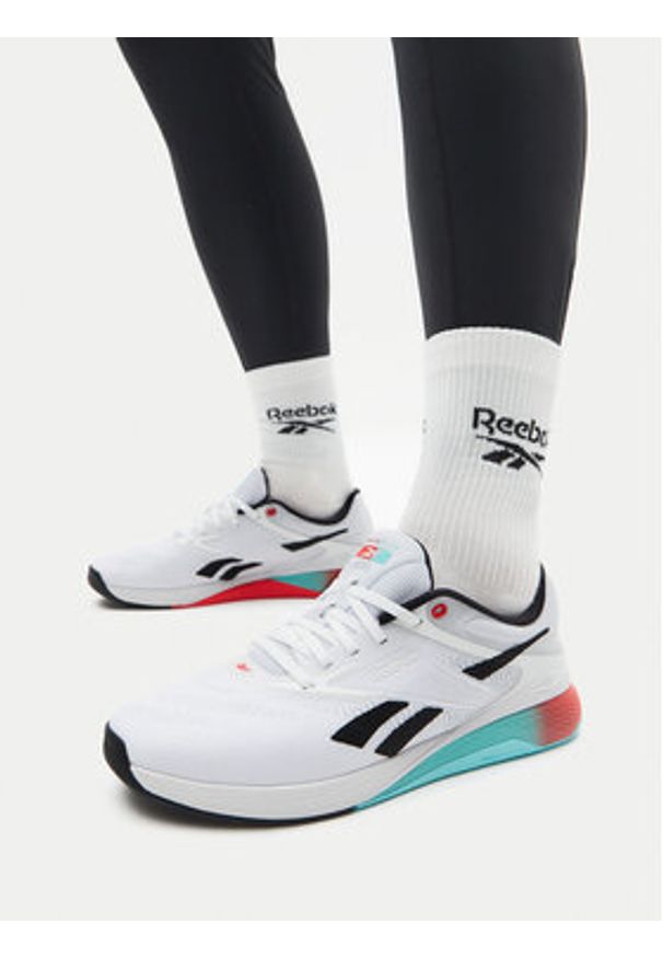 Reebok Sneakersy NANO X5 100209364 Biały. Kolor: biały. Materiał: materiał