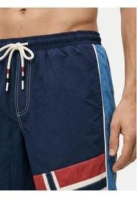 Napapijri Szorty kąpielowe V-Reflect NP0A4G6H Granatowy Regular Fit. Kolor: niebieski. Materiał: syntetyk #3