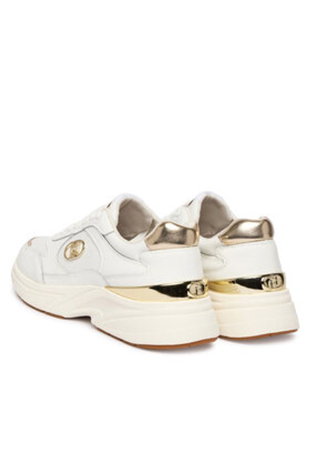 Liu Jo Sneakersy BA6045 P0102 Biały. Kolor: biały. Materiał: skóra