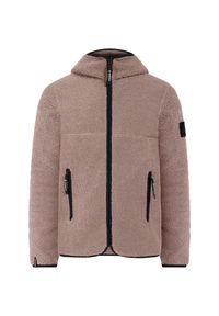 Polar z pełnym zamkiem błyskawicznym Didriksons Bror. Kolor: brązowy. Materiał: polar. Sport: turystyka piesza