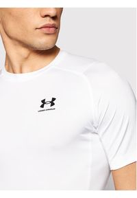 Under Armour Koszulka techniczna Ua HeatGear® Armour 1361518 Biały Compression Fit. Kolor: biały. Materiał: syntetyk