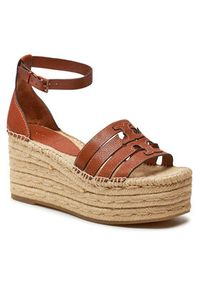 Tory Burch Espadryle Ines 154464 Brązowy. Kolor: brązowy. Materiał: skóra #5