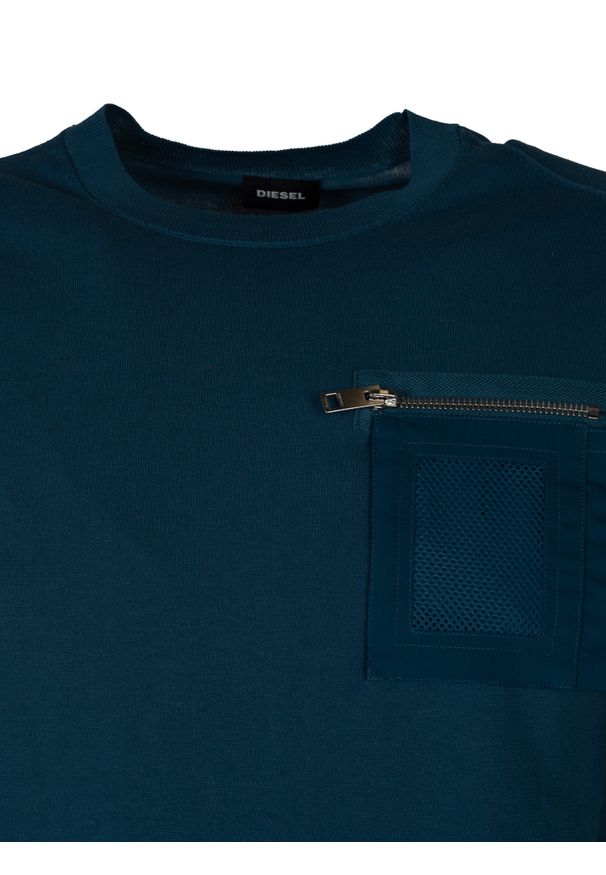 Diesel Sweter "Navajo" | A02179-0SCAB | Mężczyzna | Niebieski. Kolor: niebieski. Materiał: poliamid, bawełna. Wzór: jednolity. Styl: elegancki