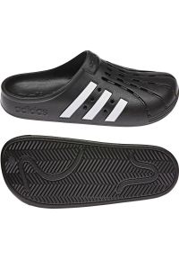 Adidas - Klapki adidas Adilette Clog GZ5886 czarne. Okazja: na co dzień. Kolor: czarny. Materiał: syntetyk, materiał. Styl: casual, sportowy