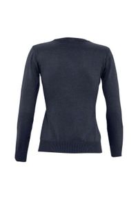 SOL'S - Bluza Damska Galaxy Z Dekoltem V. Kolor: niebieski