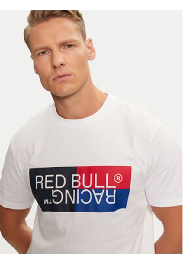 Pepe Jeans T-Shirt Red Bull Racing RM500001 Biały Regular Fit. Kolor: biały. Materiał: bawełna