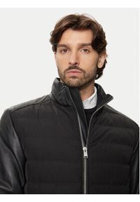 BOSS Kurtka skórzana C-Mersino 50518724 Czarny Regular Fit. Kolor: czarny. Materiał: syntetyk #2
