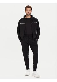 BOSS Spodnie dresowe Authentic 50545565 Czarny Slim Fit. Kolor: czarny. Materiał: bawełna