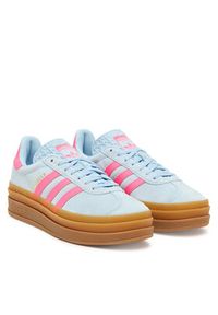Adidas - adidas Sneakersy Gazelle Bold KI9837 Niebieski jasny. Kolor: niebieski. Materiał: skóra, zamsz. Model: Adidas Gazelle #6