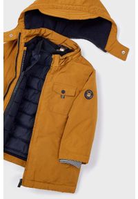 Mayoral kurtka dziecięca + bezrękawnik kolor brązowy. Okazja: na co dzień. Kolor: brązowy. Długość rękawa: bez rękawów. Styl: casual #7