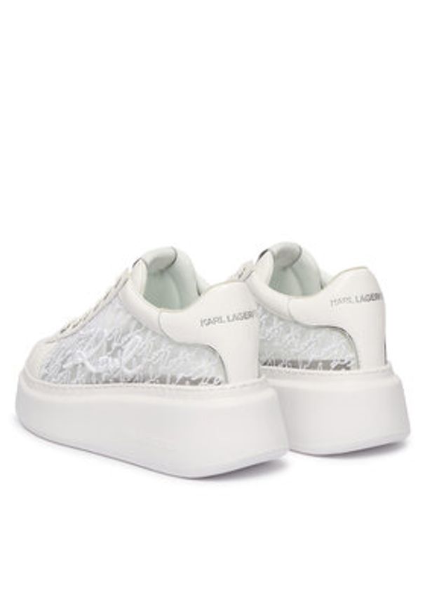 Karl Lagerfeld - KARL LAGERFELD Sneakersy Anakapri KL63510L Biały. Kolor: biały. Materiał: materiał
