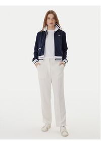 Lacoste Bluza SF5252 Granatowy Regular Fit. Kolor: niebieski. Materiał: syntetyk, bawełna #3