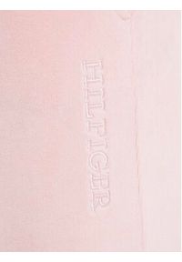 TOMMY HILFIGER - Tommy Hilfiger Spodnie dresowe KG0KG07409 M Różowy Wide Leg. Kolor: różowy. Materiał: bawełna