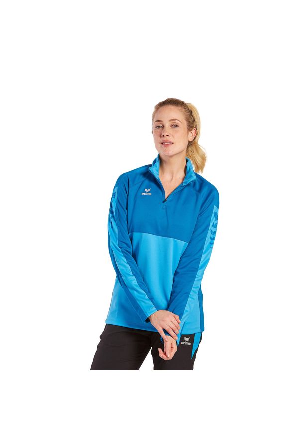 ERIMA - Bluza treningowa Erima Six Wings. Kolor: wielokolorowy, niebieski, zielony. Materiał: materiał
