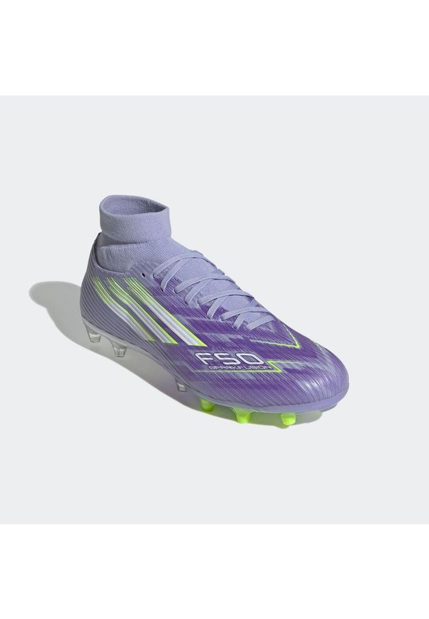 Adidas - Buty piłkarskie damskie ADIDAS F50 Sparkfusion League FG/MG. Materiał: syntetyk. Szerokość cholewki: normalna. Wzór: nadruk. Sport: piłka nożna