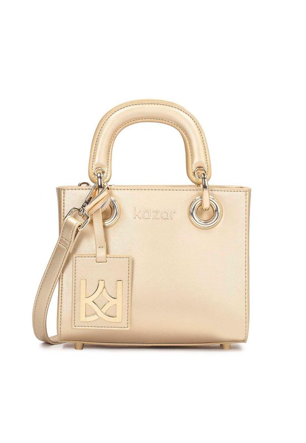 Torebka Kazar Muse Xs 67842-01-13 Złoty. Kolor: złoty. Materiał: skórzane