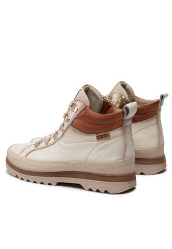 Pikolinos Trzewiki W3W-8564C1 Beżowy. Kolor: beżowy. Materiał: skóra