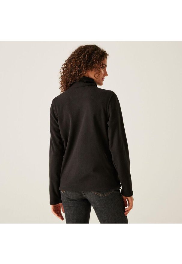 Regatta - Polar roboczy damski Micro Full Zip. Kolor: czarny. Materiał: polar. Sport: turystyka piesza