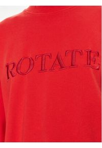 ROTATE Bluza Sui 1127551292 Czerwony Boxy Fit. Kolor: czerwony. Materiał: bawełna #4