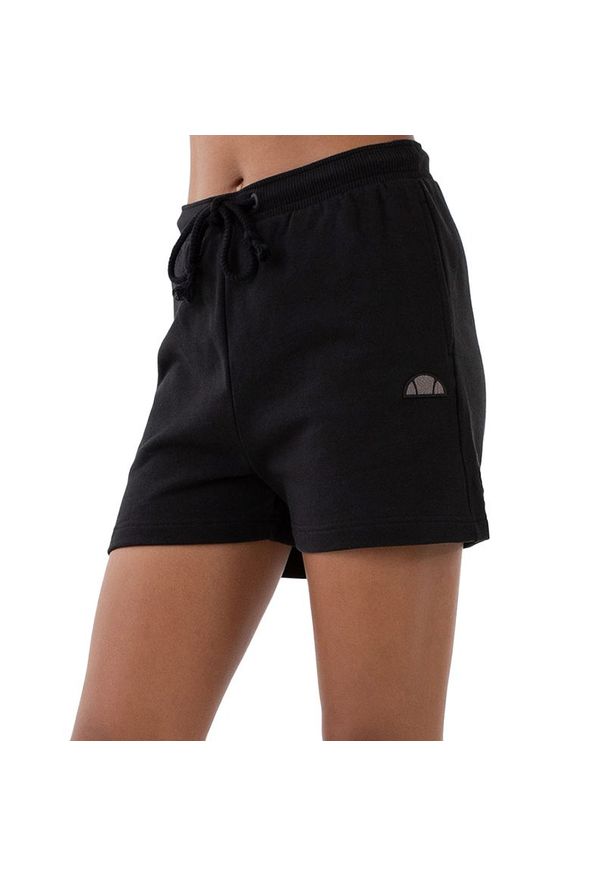 Spodenki Ellesse Nanoarrow SGM14159079 - czarne. Kolor: czarny. Materiał: dresówka, bawełna, materiał. Sezon: lato