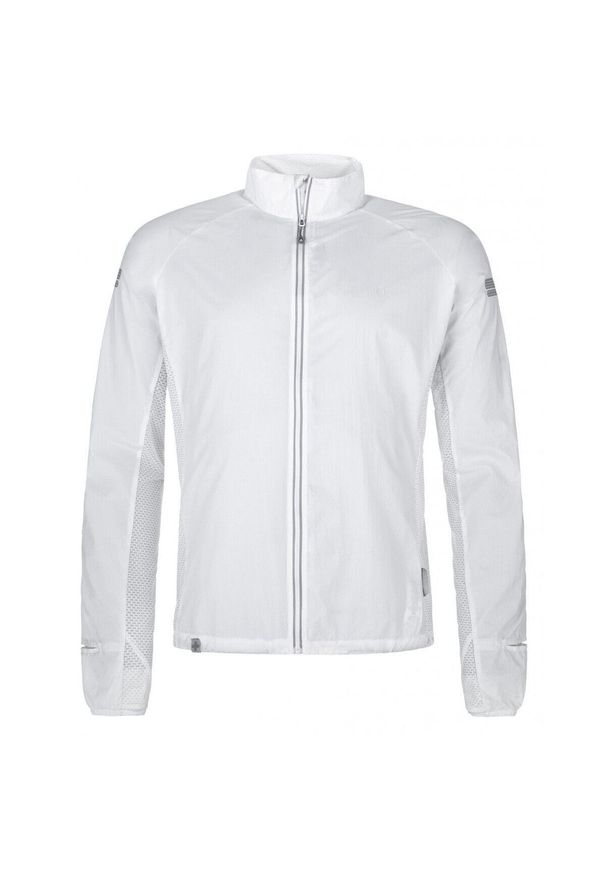 Kurtka wodoodporna Kilpi Tirano. Kolor: biały. Materiał: nylon. Sport: bieganie