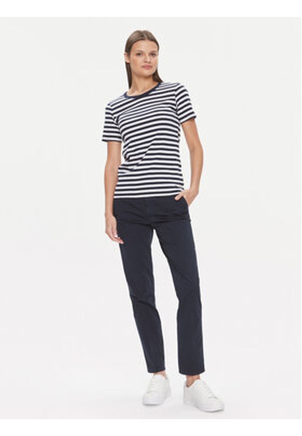 United Colors of Benetton - United Colors Of Benetton Chinosy 4GD7DF061 Granatowy Regular Fit. Kolor: niebieski. Materiał: bawełna