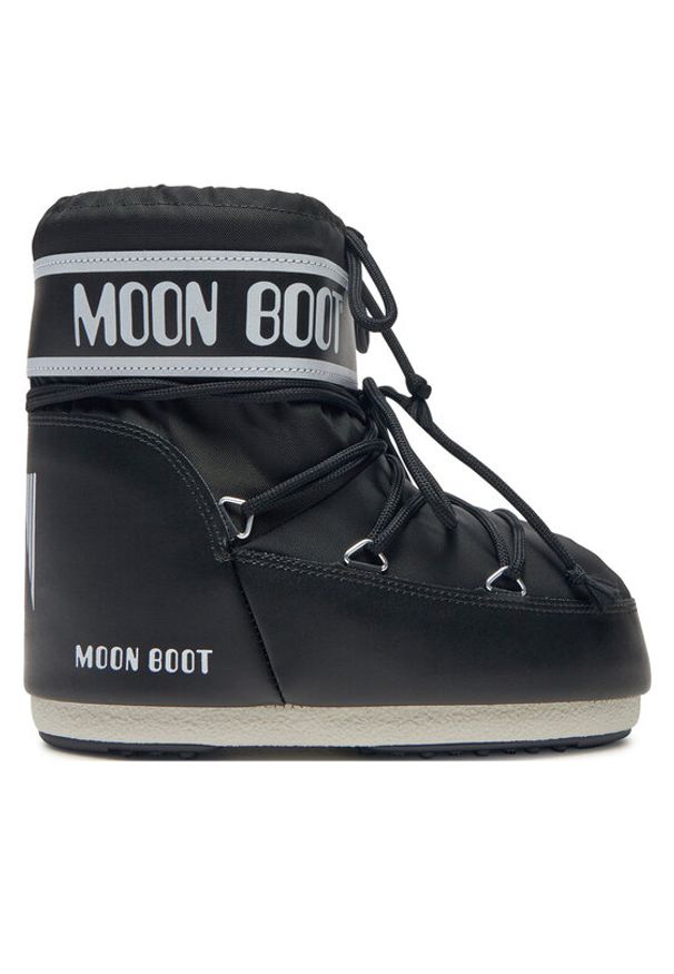 Moon Boot Śniegowce 80D1409340 Czarny. Kolor: czarny. Materiał: skóra