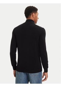 Lacoste Sweter AH1980 Czarny Classic Fit. Kolor: czarny. Materiał: bawełna #6