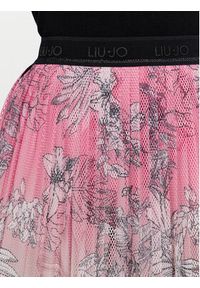 Liu Jo Spódnica plisowana TA4228 J4660 Różowy Regular Fit. Kolor: różowy. Materiał: syntetyk