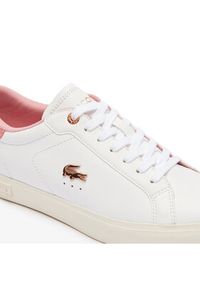 Lacoste Sneakersy Powercourt 747SFA0081 Biały. Kolor: biały