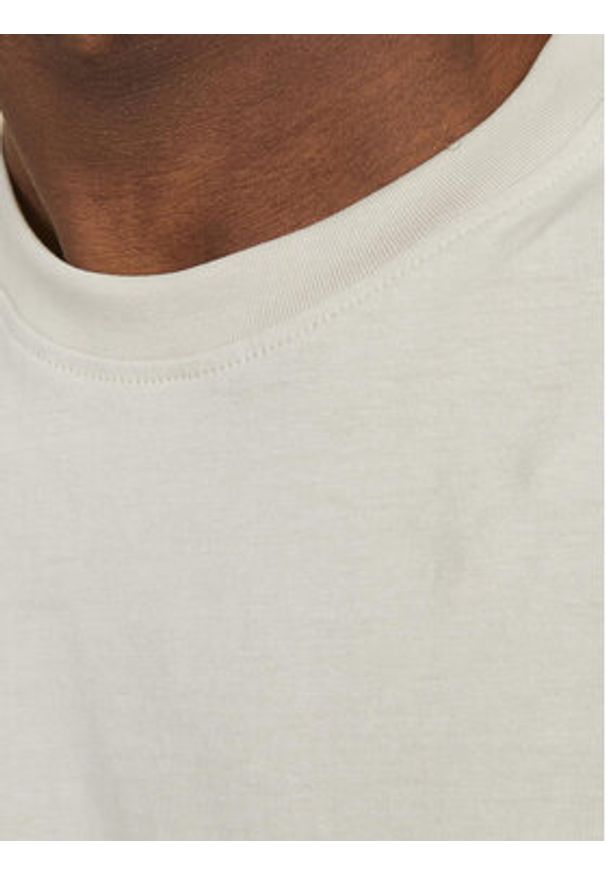 Jack & Jones - Jack&Jones Tank top Vesterbro 12250430 Beżowy Oversize. Kolor: beżowy. Materiał: bawełna