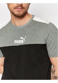 Puma T-Shirt Ess+Block 847426 Czarny Regular Fit. Kolor: czarny. Materiał: bawełna #4