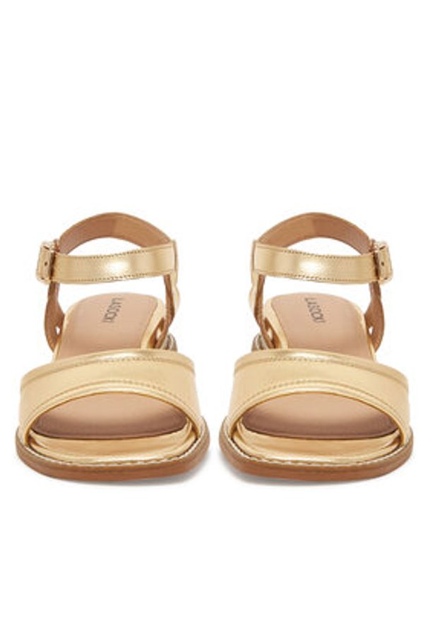 Lasocki Sandały WI33-CS853-HM-03 Złoty. Kolor: złoty. Materiał: skóra