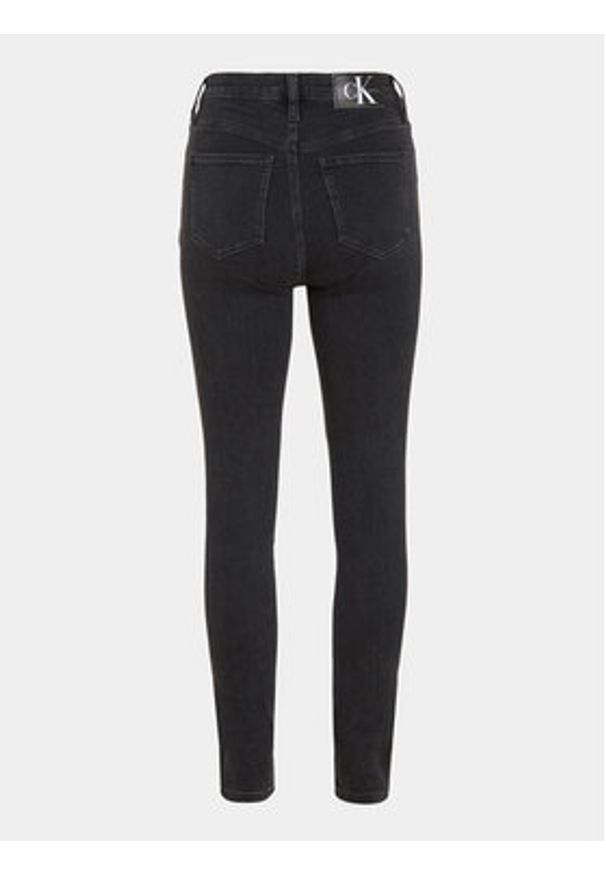 Calvin Klein Jeans Jeansy J20J221584 Czarny Skinny Fit. Kolor: czarny