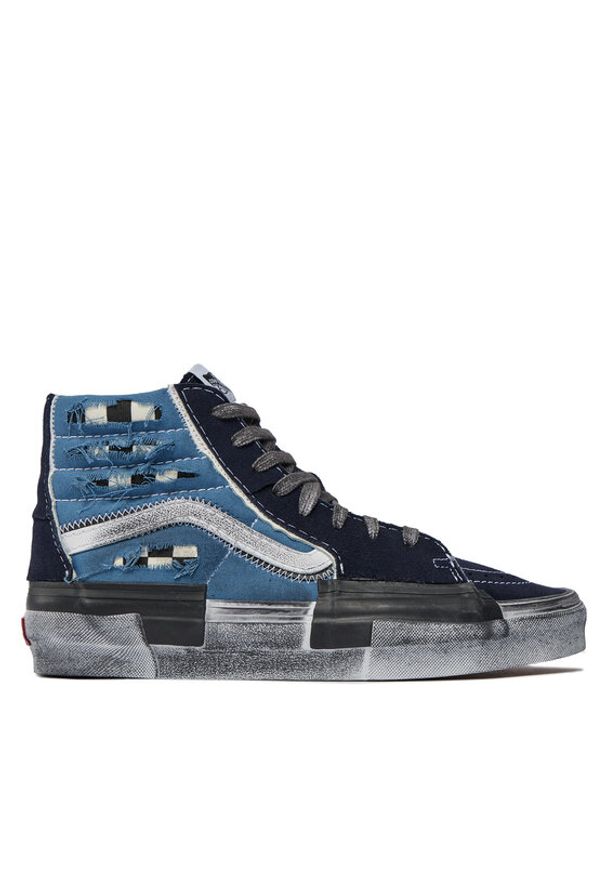 Vans Sneakersy Sk8-Hi Reconstruct VN0005UKNGJ1 Granatowy. Kolor: niebieski. Materiał: zamsz, skóra. Model: Vans SK8