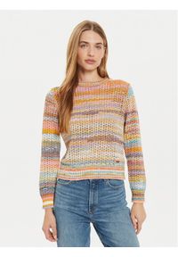 Pepe Jeans Sweter India PL702163 Kolorowy Regular Fit. Materiał: syntetyk. Wzór: kolorowy #1