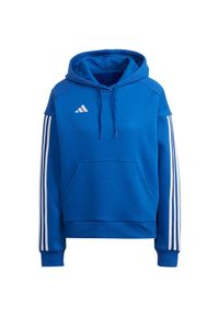 Adidas - Bluza damska adidas Tiro 23 Competition Cotton Hoodie. Kolor: niebieski