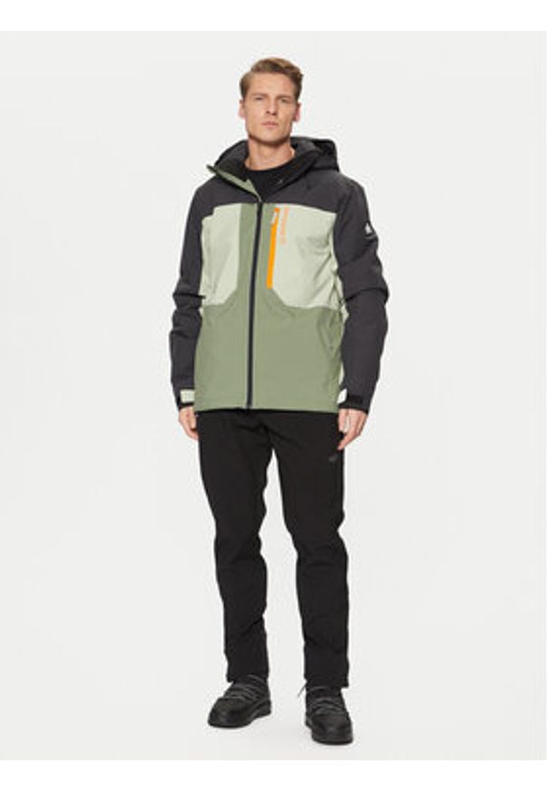 Quiksilver Kurtka narciarska Dawson EQYTJ03451 Zielony Slim Fit. Kolor: zielony. Materiał: syntetyk. Sport: narciarstwo