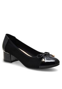 Clara Barson Czółenka LS6032-02 Czarny. Kolor: czarny. Materiał: materiał #5