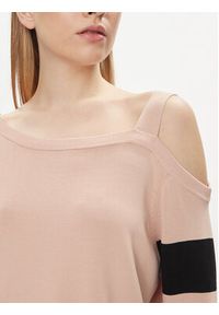 Liu Jo Sweter TA4112 MS36L Różowy Regular Fit. Kolor: różowy. Materiał: wiskoza #3