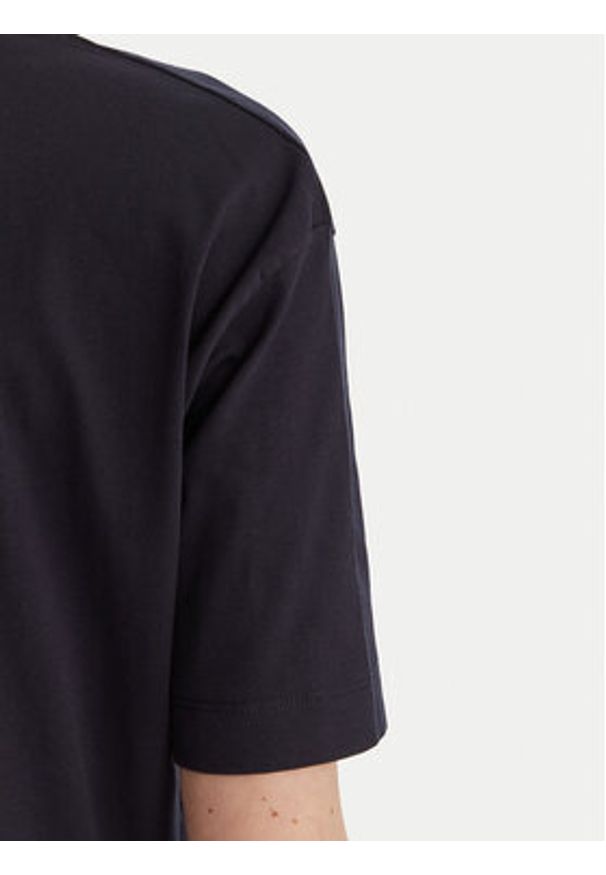 Guess T-Shirt V6GI20 K3509 Granatowy Regular Fit. Kolor: niebieski. Materiał: bawełna