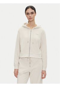 DKNY Sport Bluza DP5J9588 Beżowy Regular Fit. Kolor: beżowy. Materiał: syntetyk, bawełna. Styl: sportowy #1