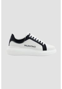 Valentino by Mario Valentino - VALENTINO Białe sneakersy damskie Bounce S Sneaker Lace-up. Kolor: biały