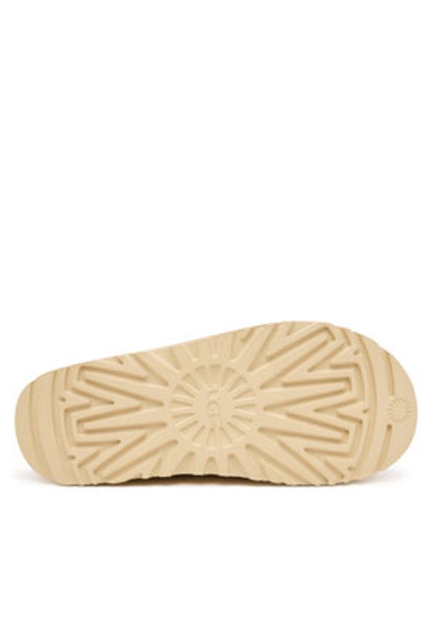 Ugg Klapki W Goldenstar Clog 1138252 Beżowy. Kolor: beżowy. Materiał: zamsz, skóra