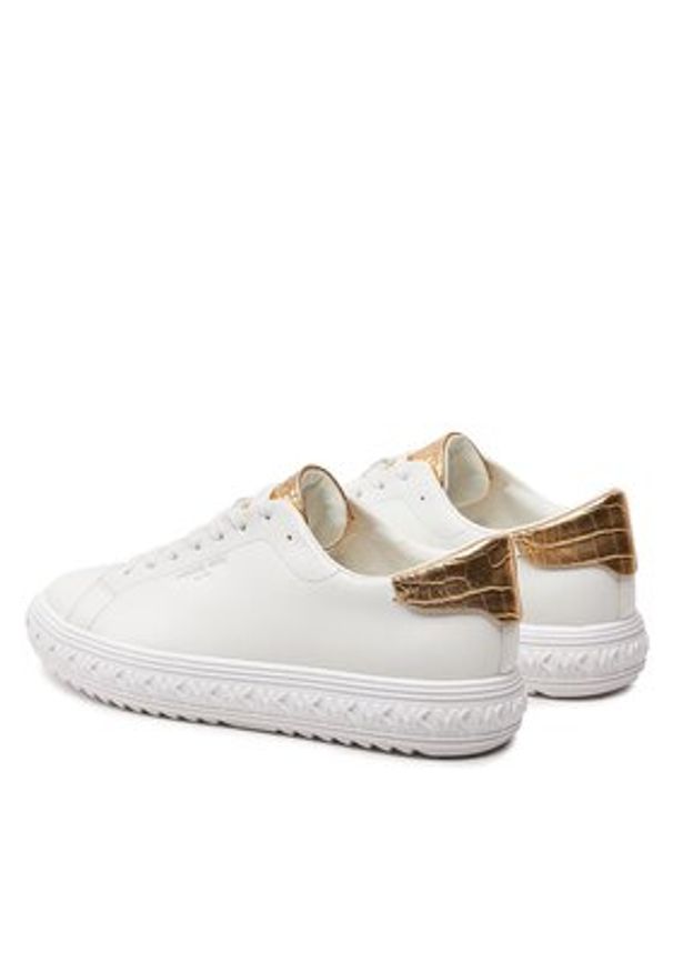 MICHAEL Michael Kors Sneakersy Grove 43S3GVFS1L Biały. Kolor: biały. Materiał: skóra