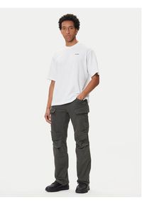 G-Star RAW - G-Star Raw Spodnie materiałowe 3D D26950-C106 Szary Straight Fit. Kolor: szary. Materiał: bawełna #3