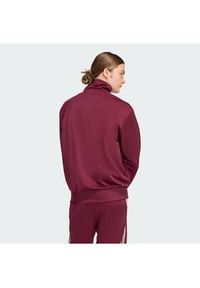 Adidas - adidas Bluza Firebird KE1646 Bordowy Loose Fit. Kolor: czerwony. Materiał: syntetyk #2