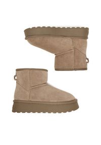 Badura Śniegowce C-WFA-01-H Szary. Kolor: szary. Materiał: skóra, zamsz #4